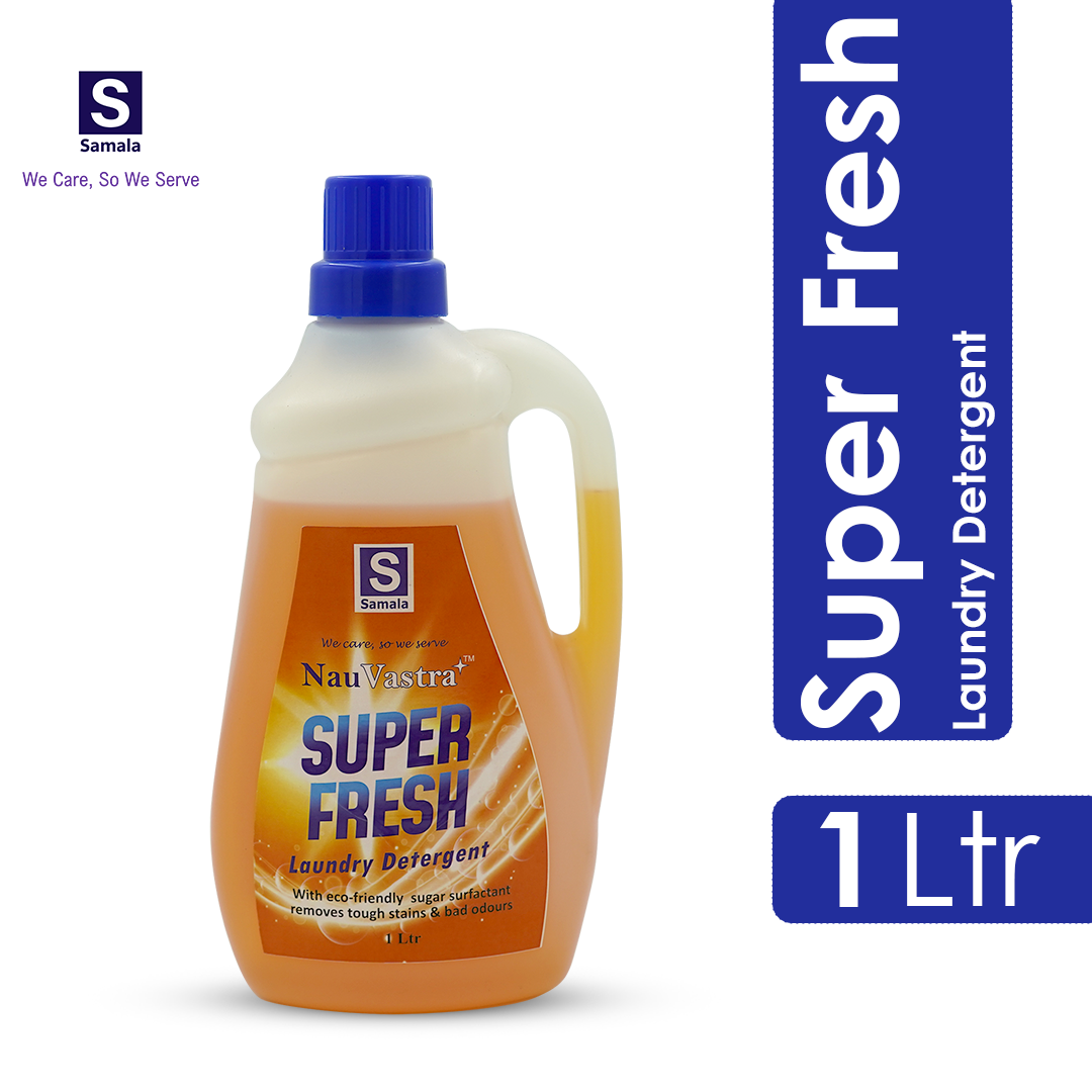 NauVastra Laundry Liquid Detergent Super Fresh Floral Liquid Detergent  (1 L)